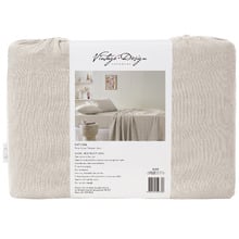 Natural French Linen Sheet Set